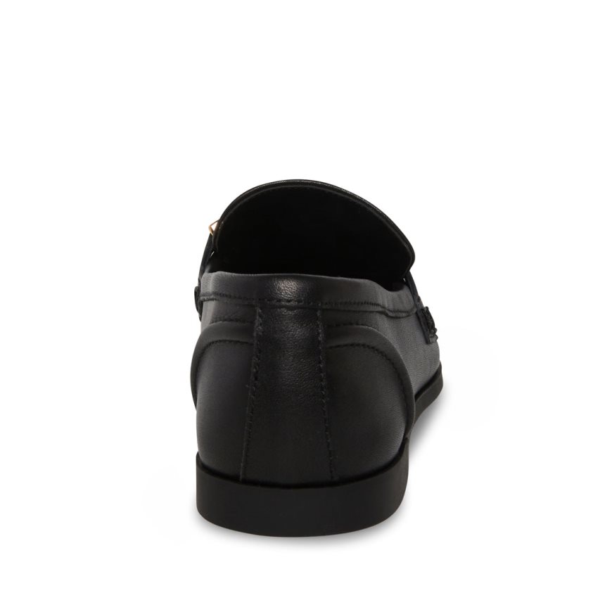 Loafers Steve Madden Carrine Cuero Mujer Negras | ES HG2469